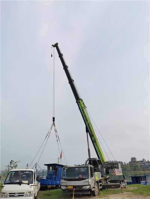 西丰县桥梁建设吊装案例